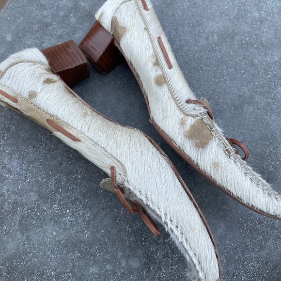 Michael Kors real animal skin fur shoes size 8 made in Italy - Picture 5 of 9